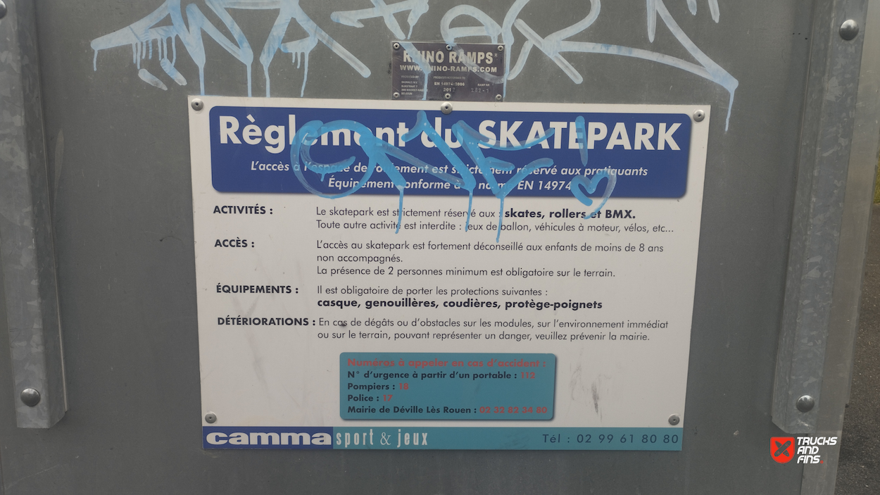 Déville lès Rouen skatepark